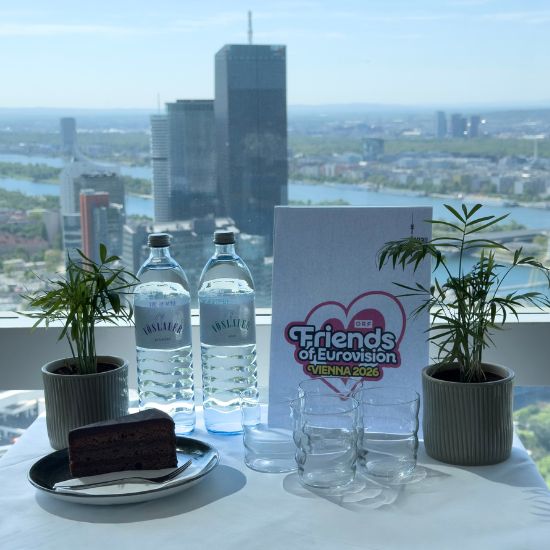 ESC Media Corner in the Turm Restaurant