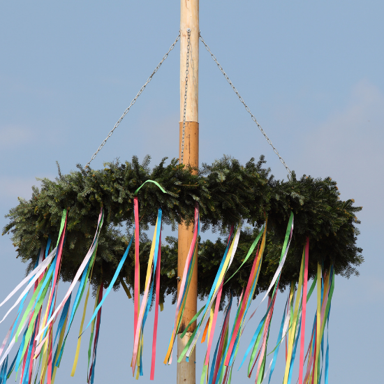 May 1: Maypole Set Up