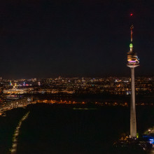 Donauturm Panorama Nacht 2