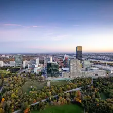 Donauturm Aussicht Sunset 2