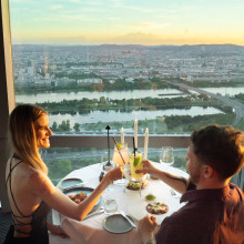 Donauturm Turm Restaurant Romantik