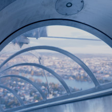 Donauturm Donauturm Rutsche Innen 2