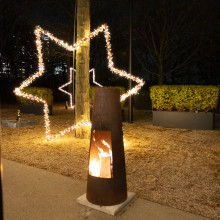Donauturm Weihnachten Garten 4