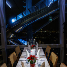 Donauturm Weihnachten Turm Cafe 6