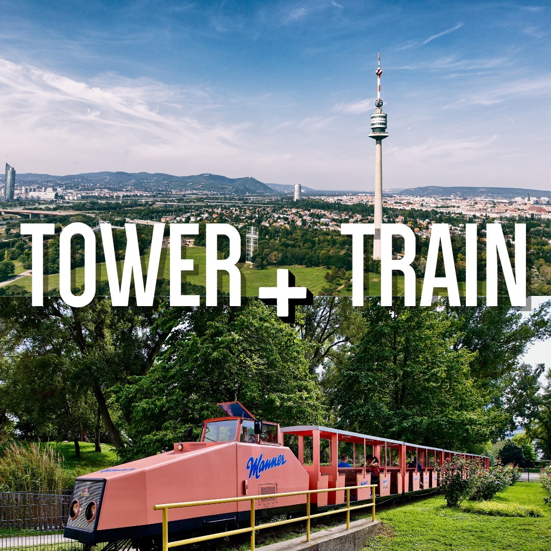 Why enjoy just one attraction when you can experience two? <br />
This combo ticket offers a ride on the train in Donaupark 🏞 and entry to our tower, so you can also admire the surroundings from above 🌃. #Vienna #danubetower #donauturm #danubepark
