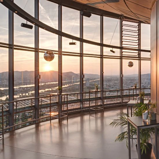 Indoor Terrace at 155m